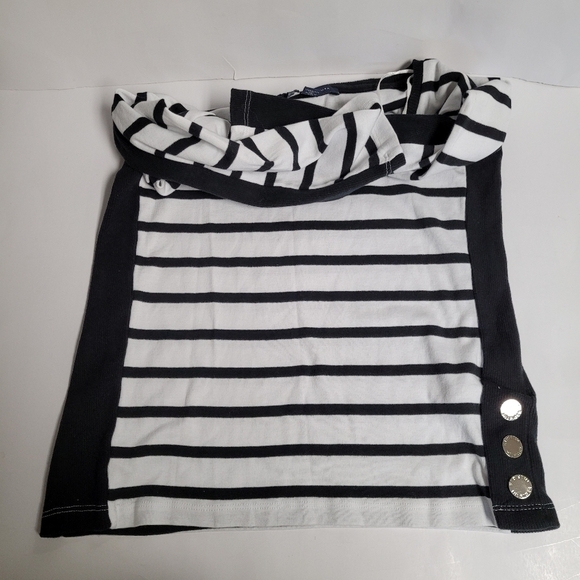 Tommy Hilfiger Black And White Striped Top NWOT - Picture 8 of 12